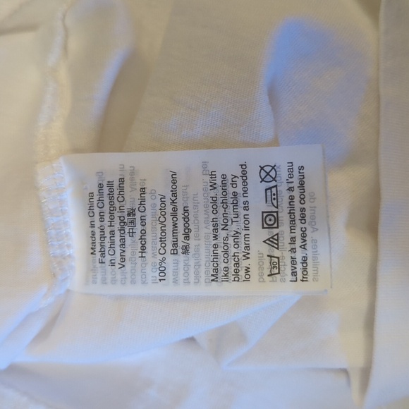 Madewell White T-Shirt with Colorful Wave Design - Picture 10 of 10